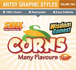 illustrator图形样式：Artsy Graphic Styles V2